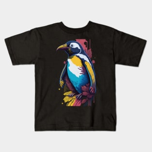 Penguin Playtime - Embrace the Waddle Kids T-Shirt